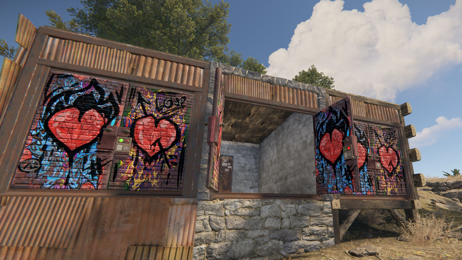 Graffiti Love Double Door thumbnail 5