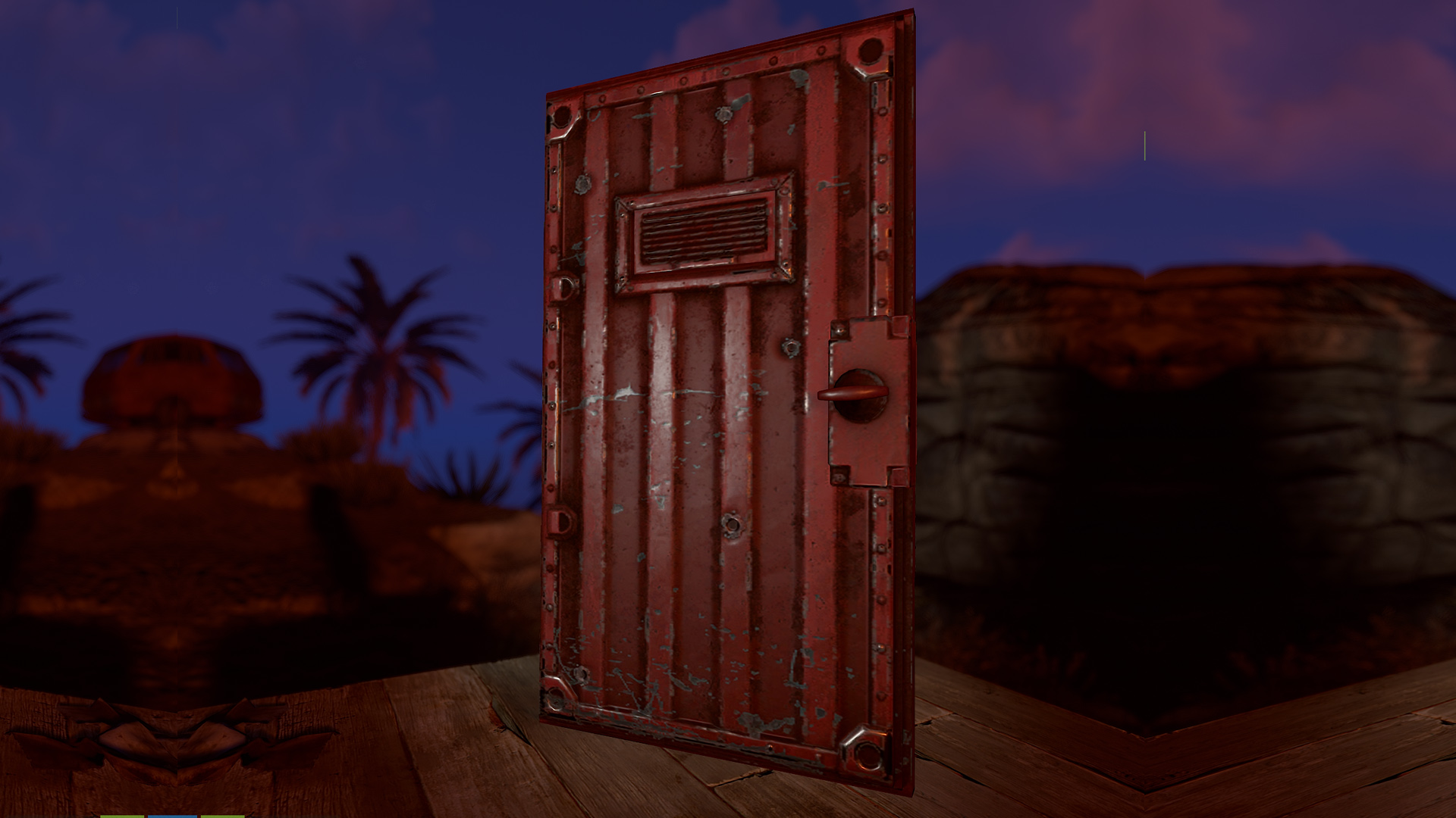 Red Armored Container Door thumbnail 4