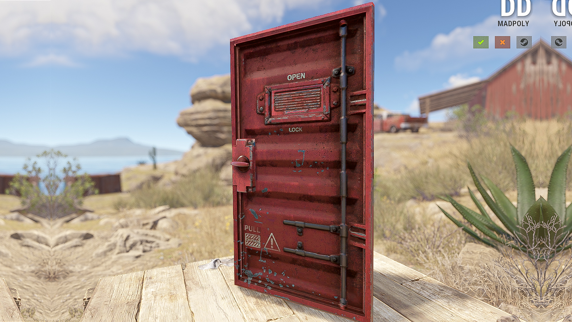 Red Armored Container Door thumbnail 5