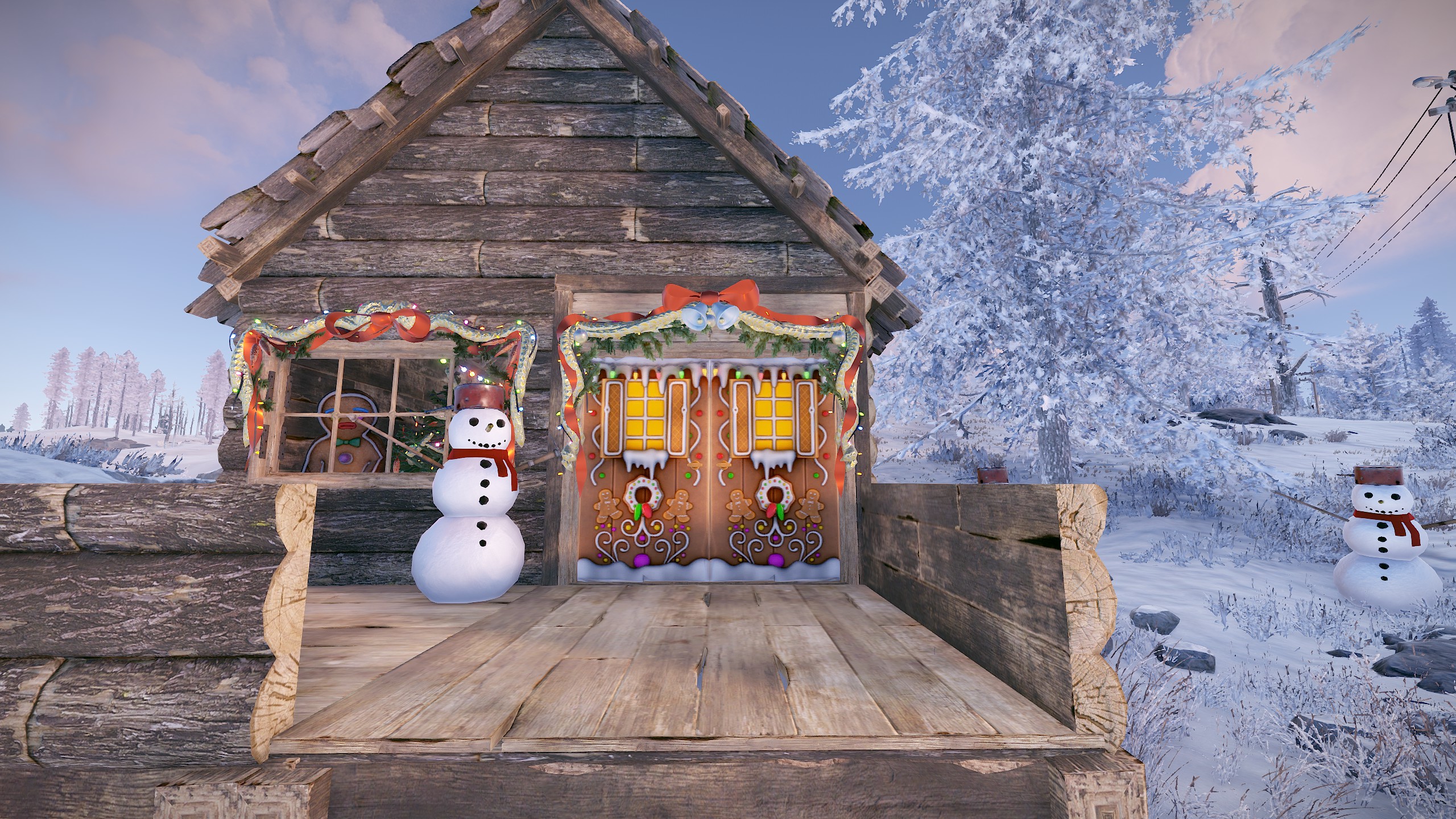 Gingerbread Double Wooden Door thumbnail 2