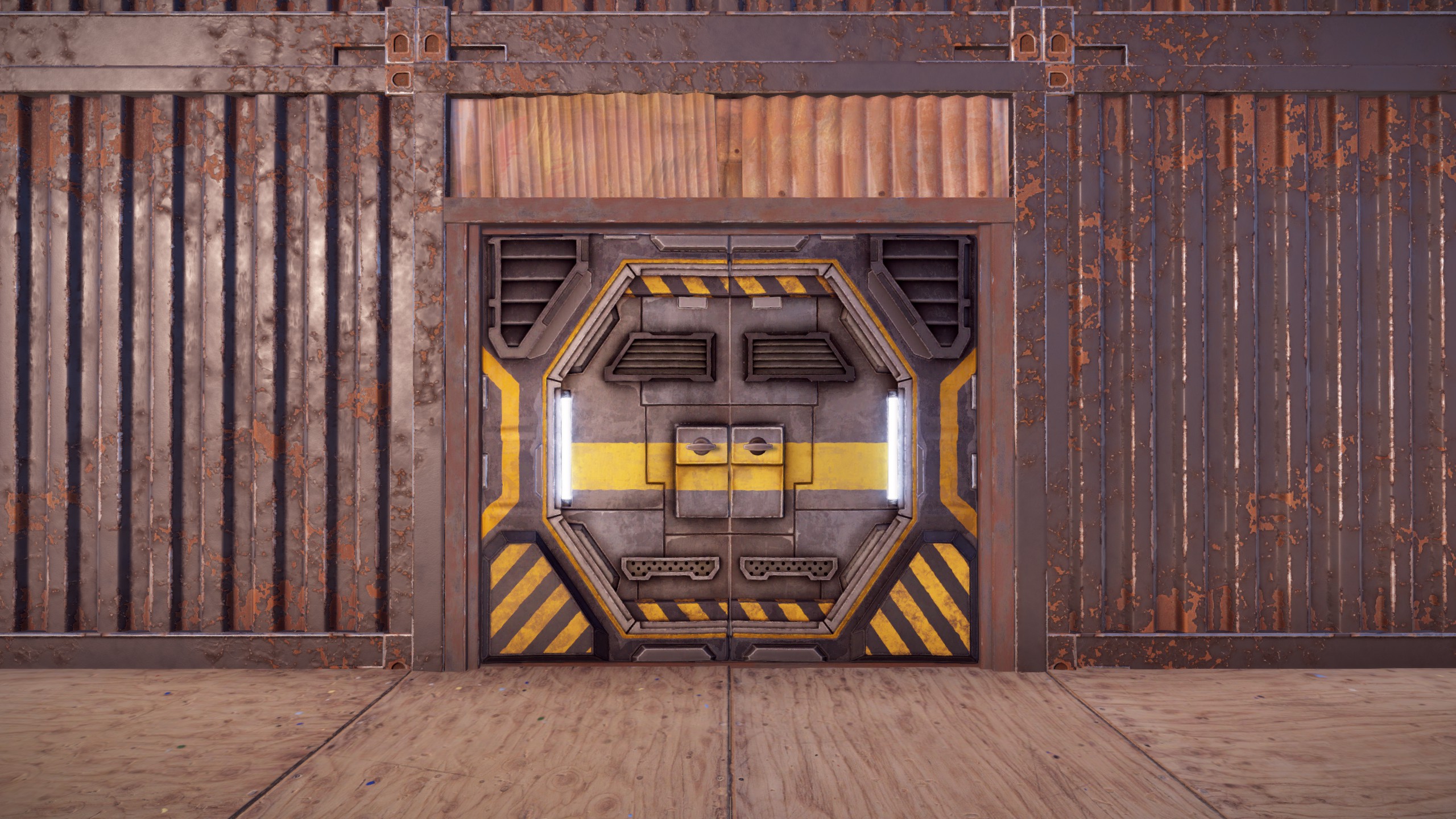 Space Airlock Double Door thumbnail 5
