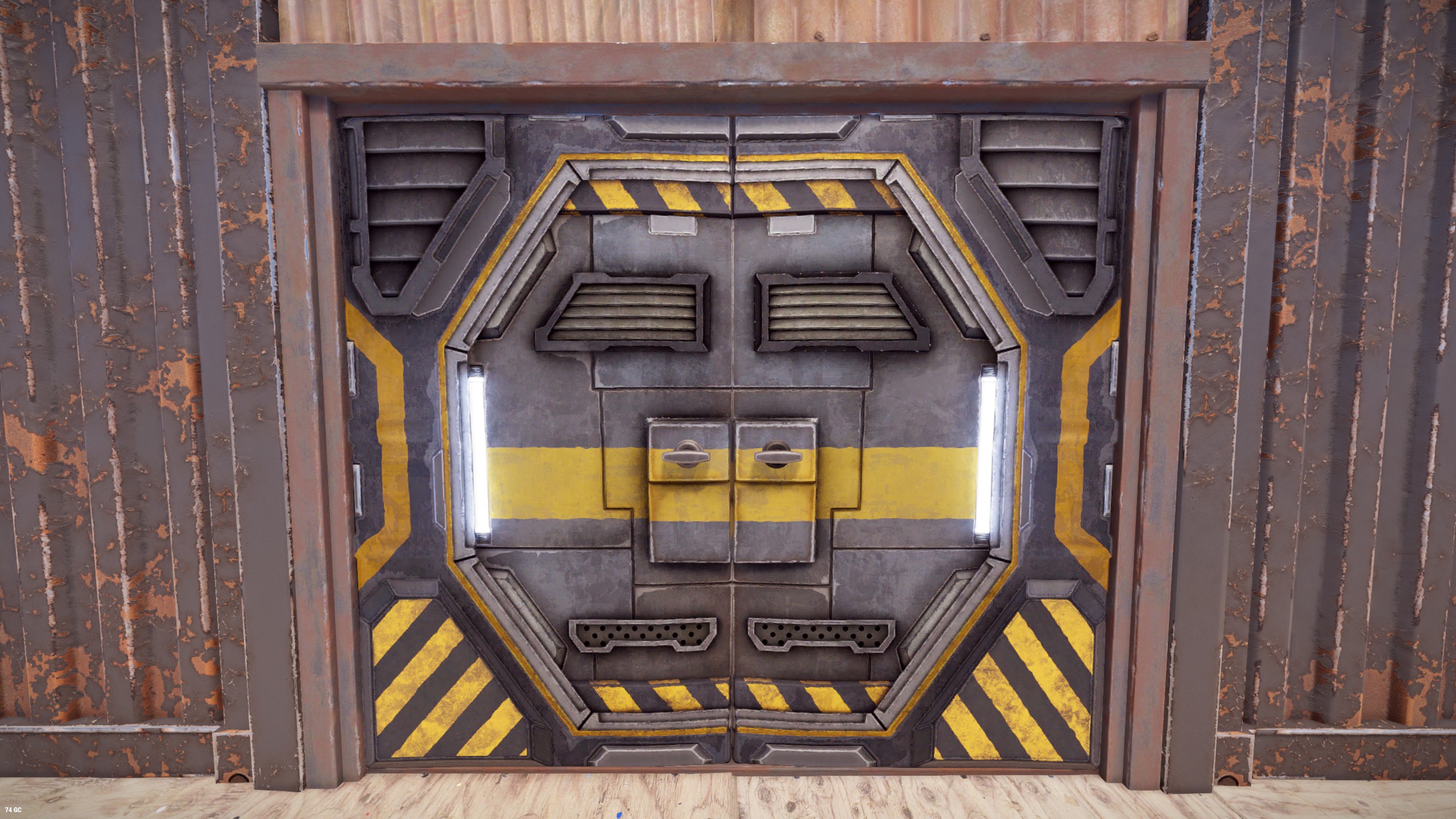 Space Airlock Double Door screenshot 1