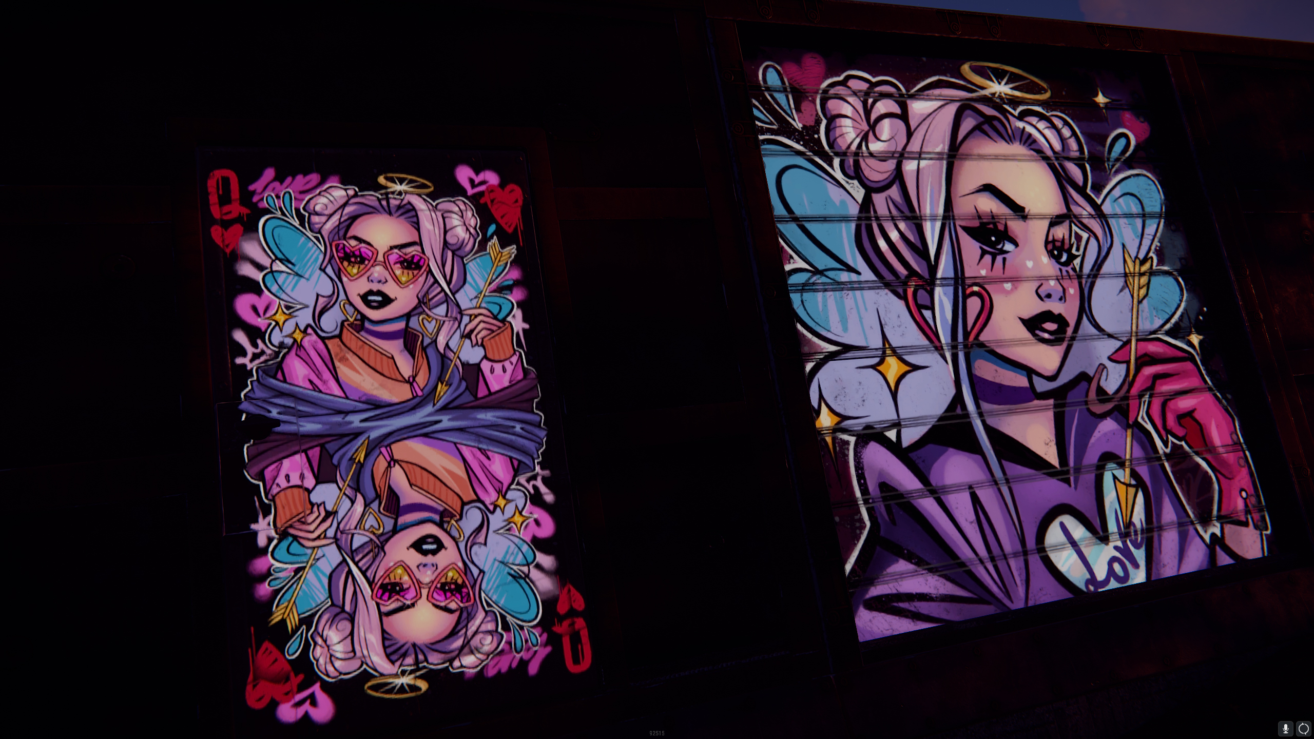 Love Arrow Metal Door thumbnail 4