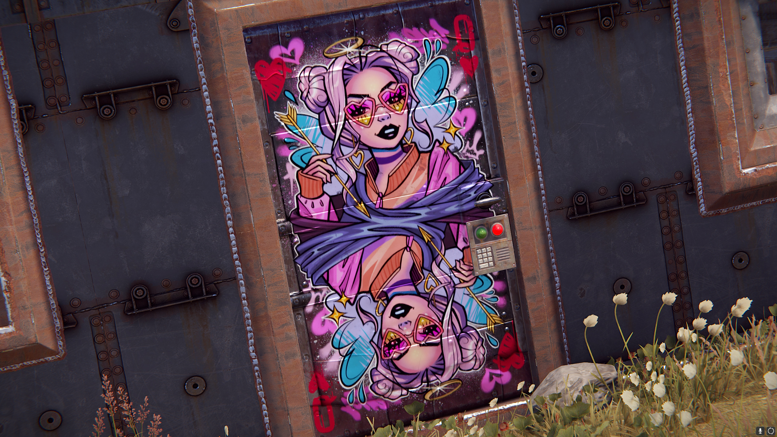 Love Arrow Metal Door thumbnail 10