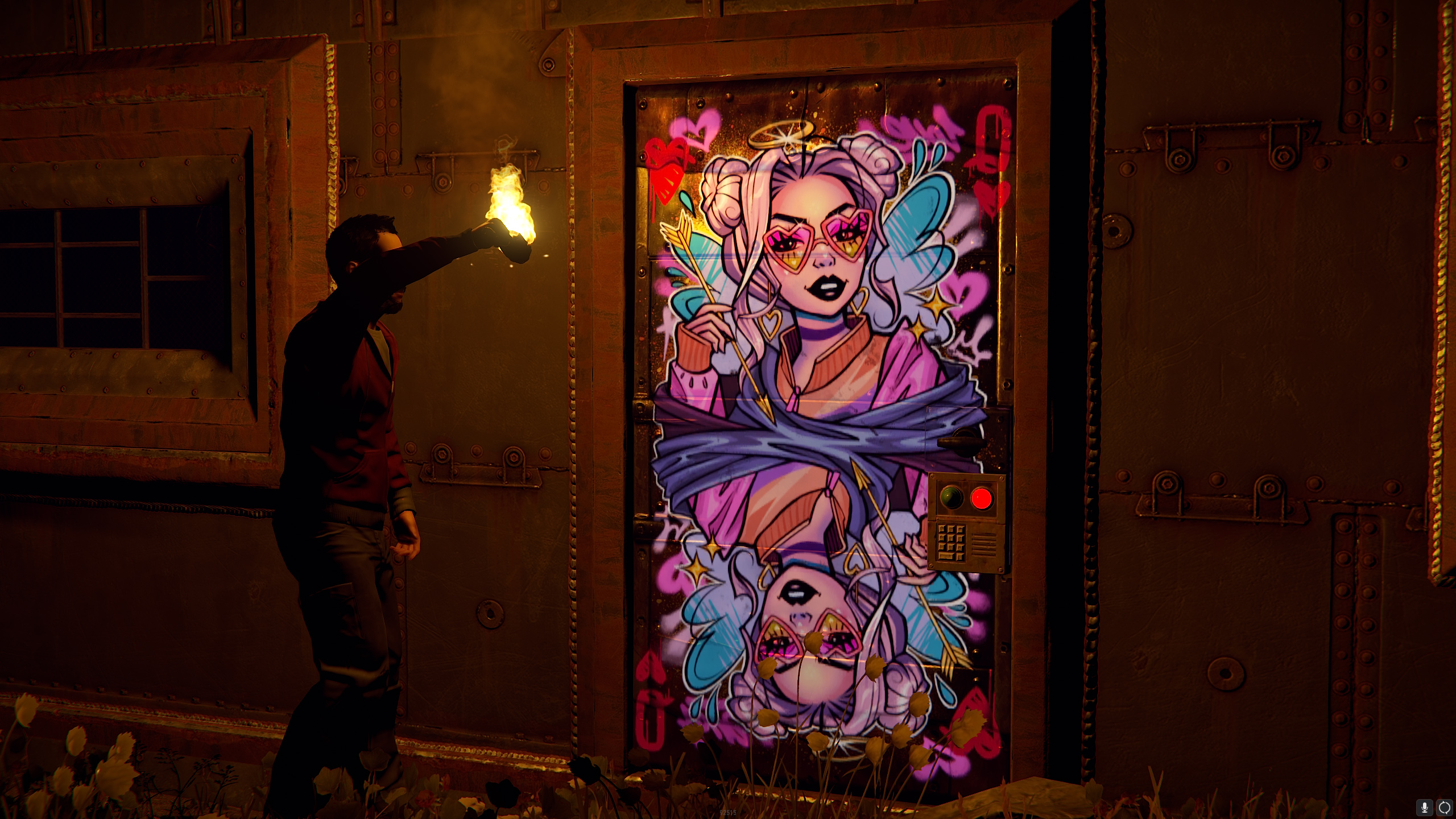Love Arrow Metal Door thumbnail 6
