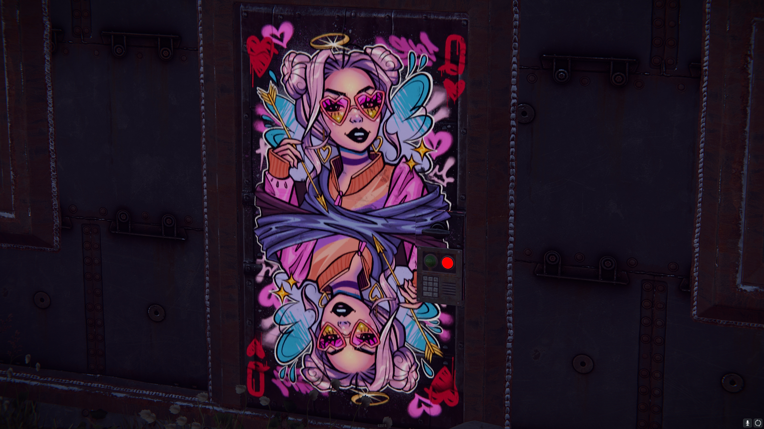 Love Arrow Metal Door thumbnail 7
