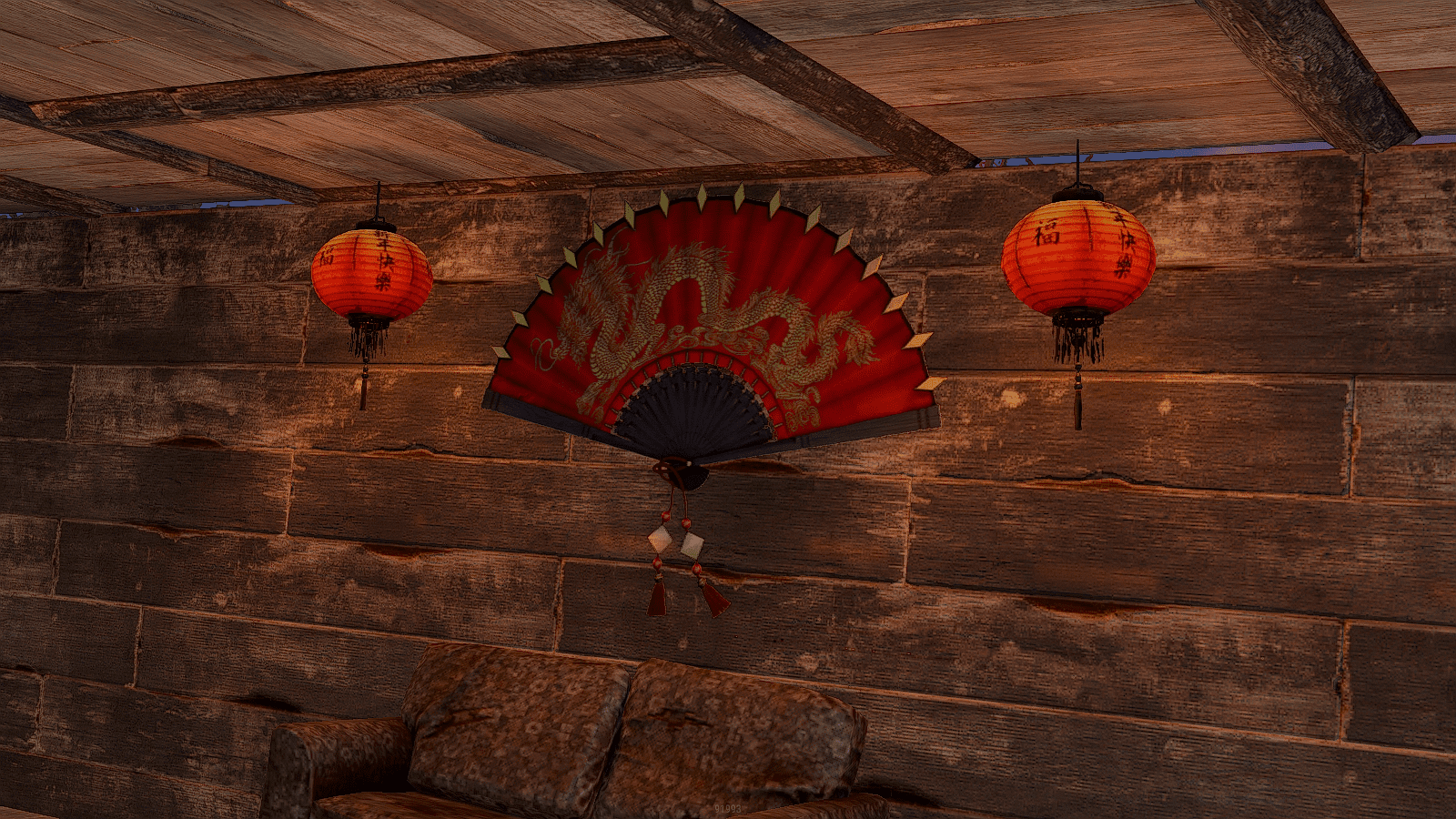 Dragon Fan Rug thumbnail 4