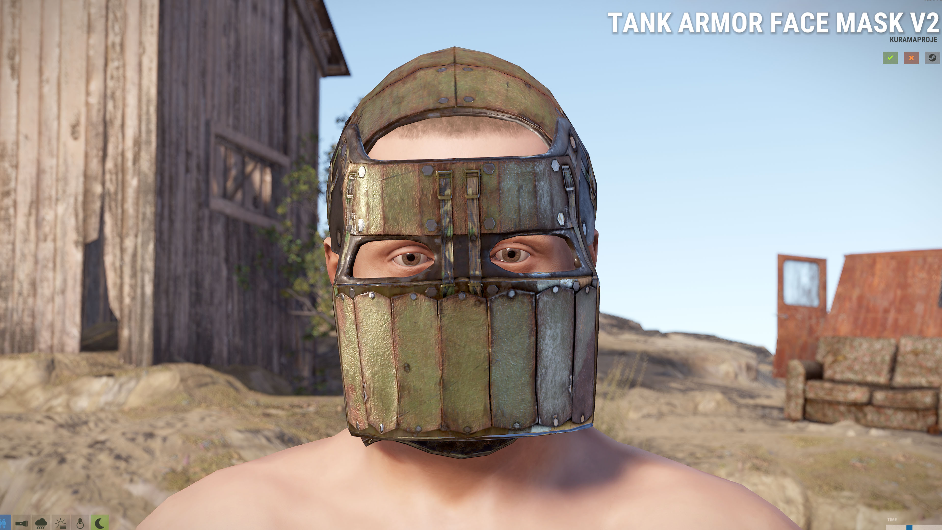 Tank Armor Face Mask screenshot 1