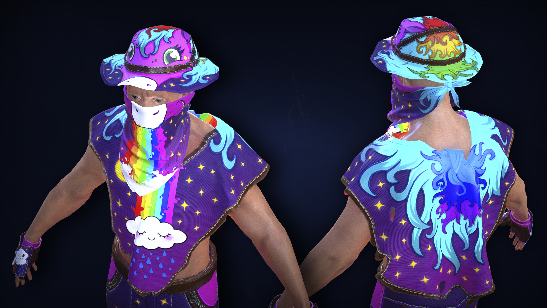 Rainbow Pony Boonie thumbnail 7