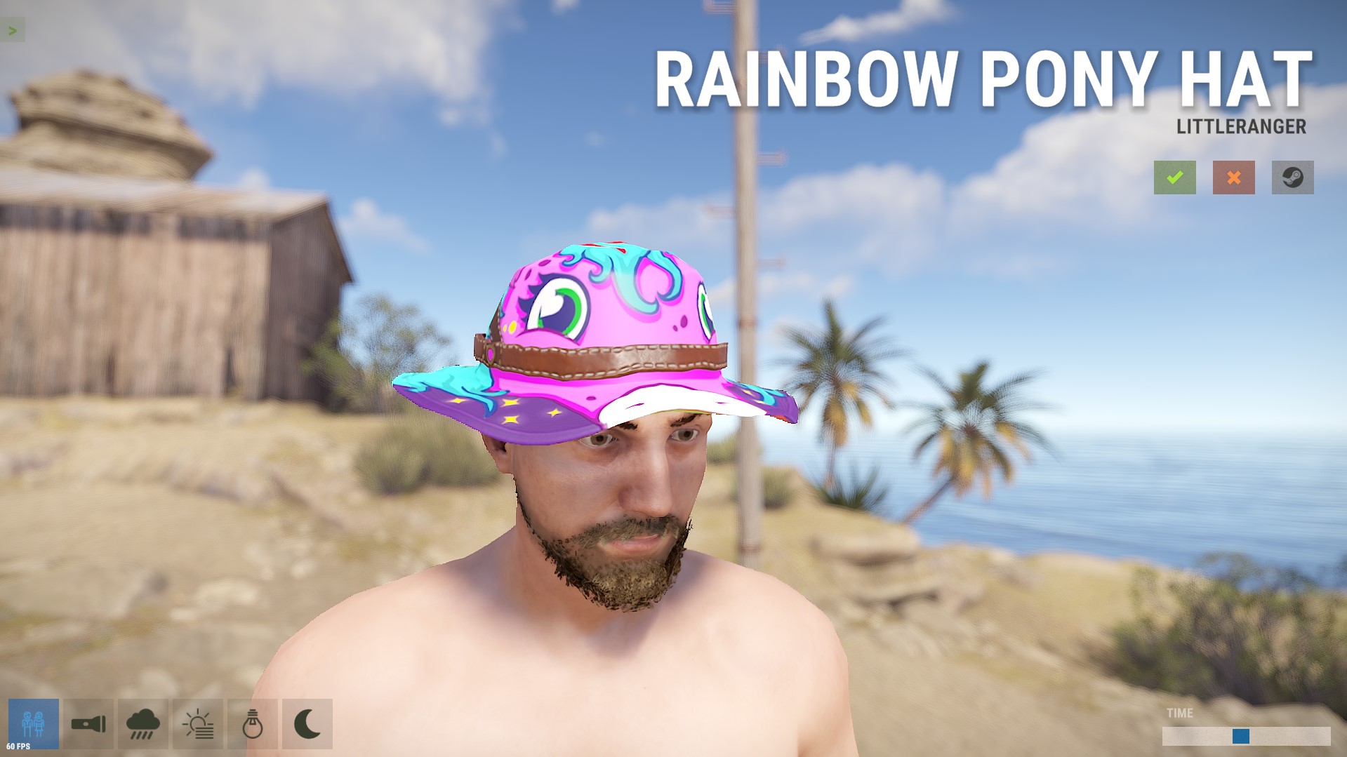 Rainbow Pony Boonie thumbnail 6