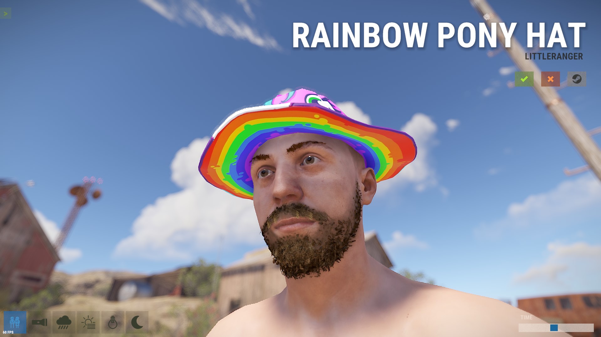 Rainbow Pony Boonie thumbnail 2