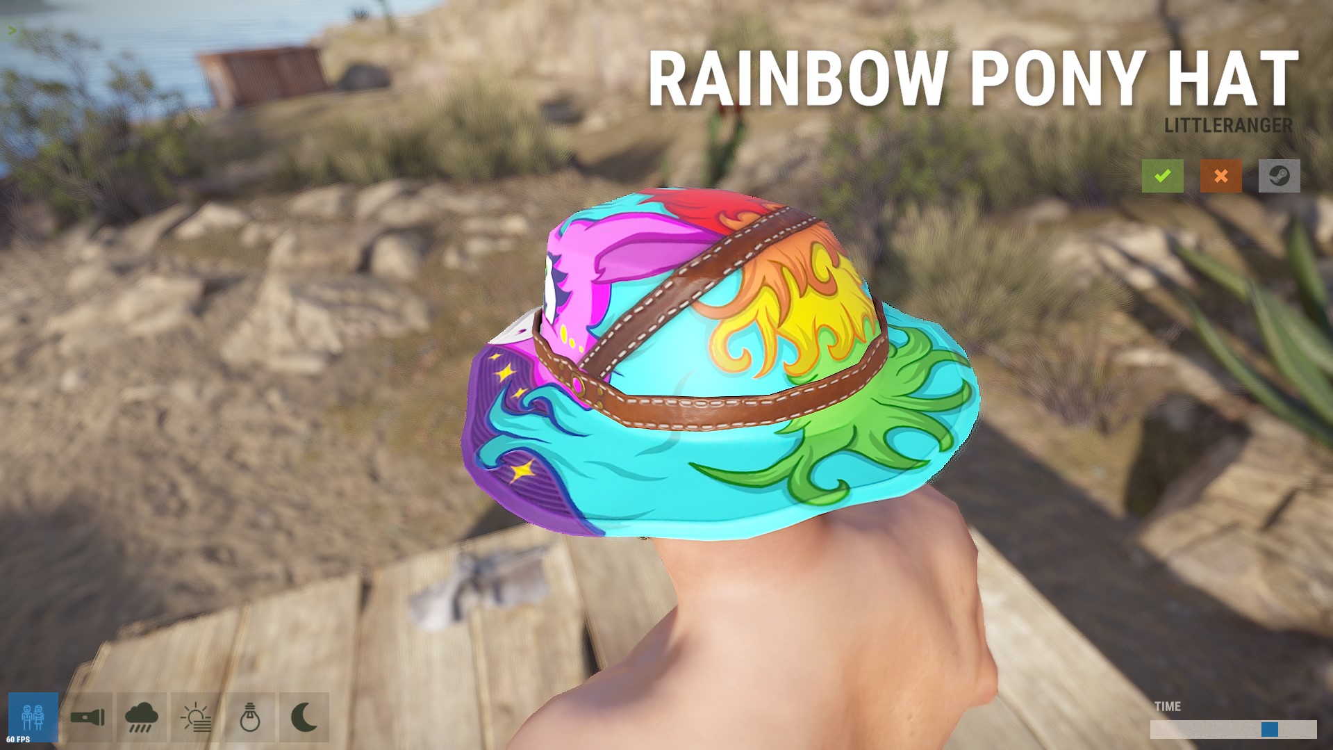 Rainbow Pony Boonie thumbnail 3