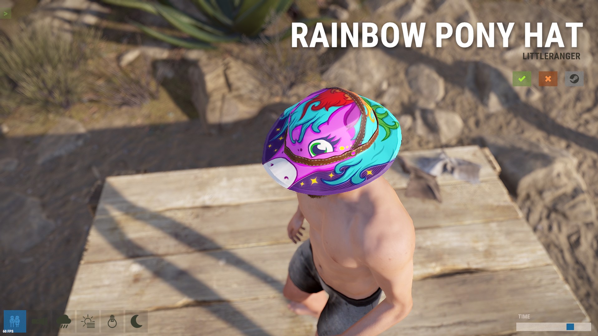 Rainbow Pony Boonie thumbnail 5