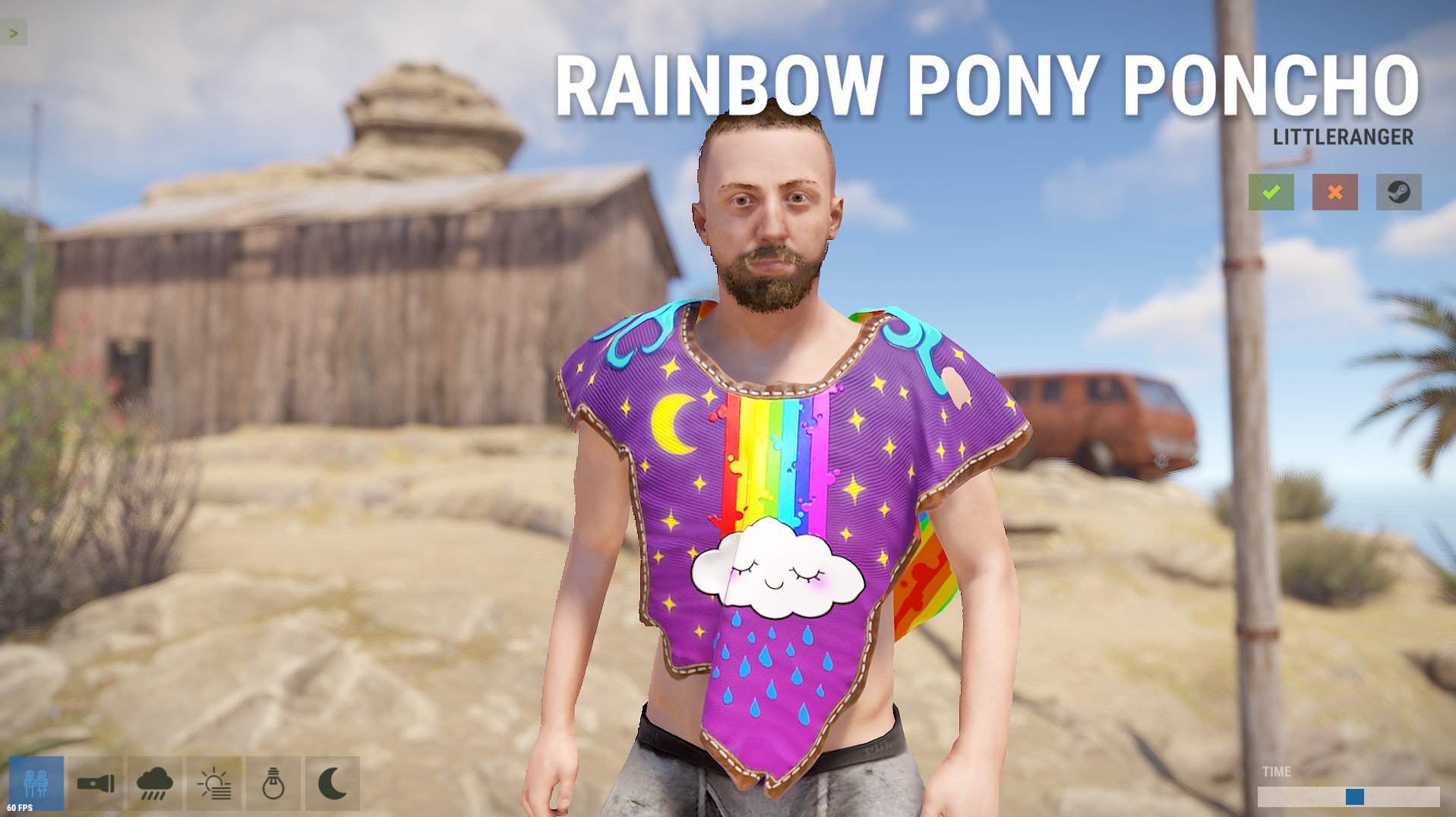 Rainbow Pony Poncho screenshot 1