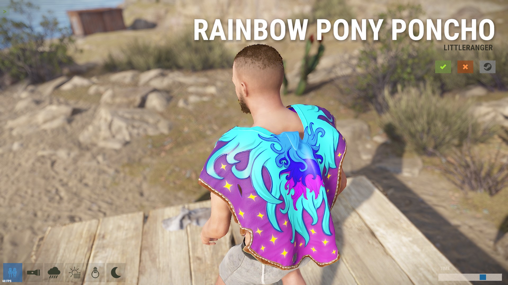 Rainbow Pony Poncho thumbnail 3
