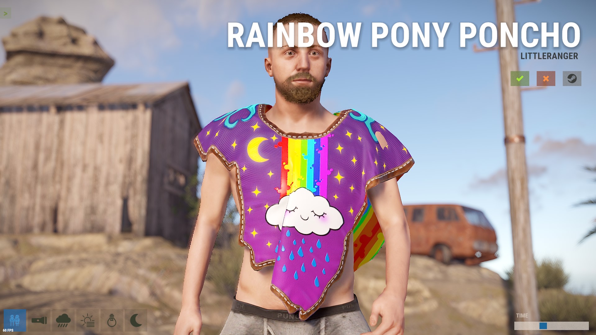 Rainbow Pony Poncho thumbnail 4