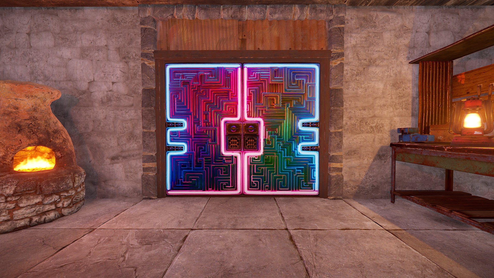 Neon Bismuth Metal Double Door thumbnail 6