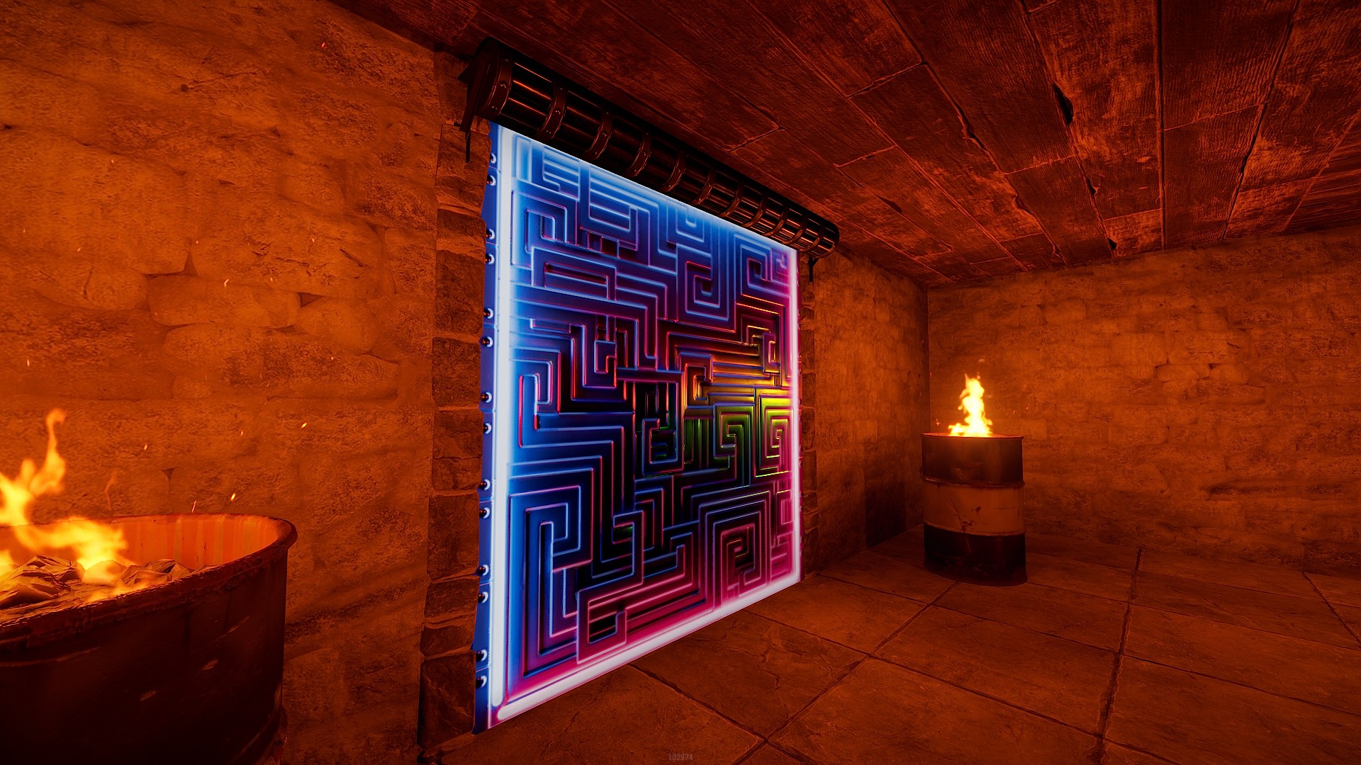 Neon Bismuth Garage Door thumbnail 6