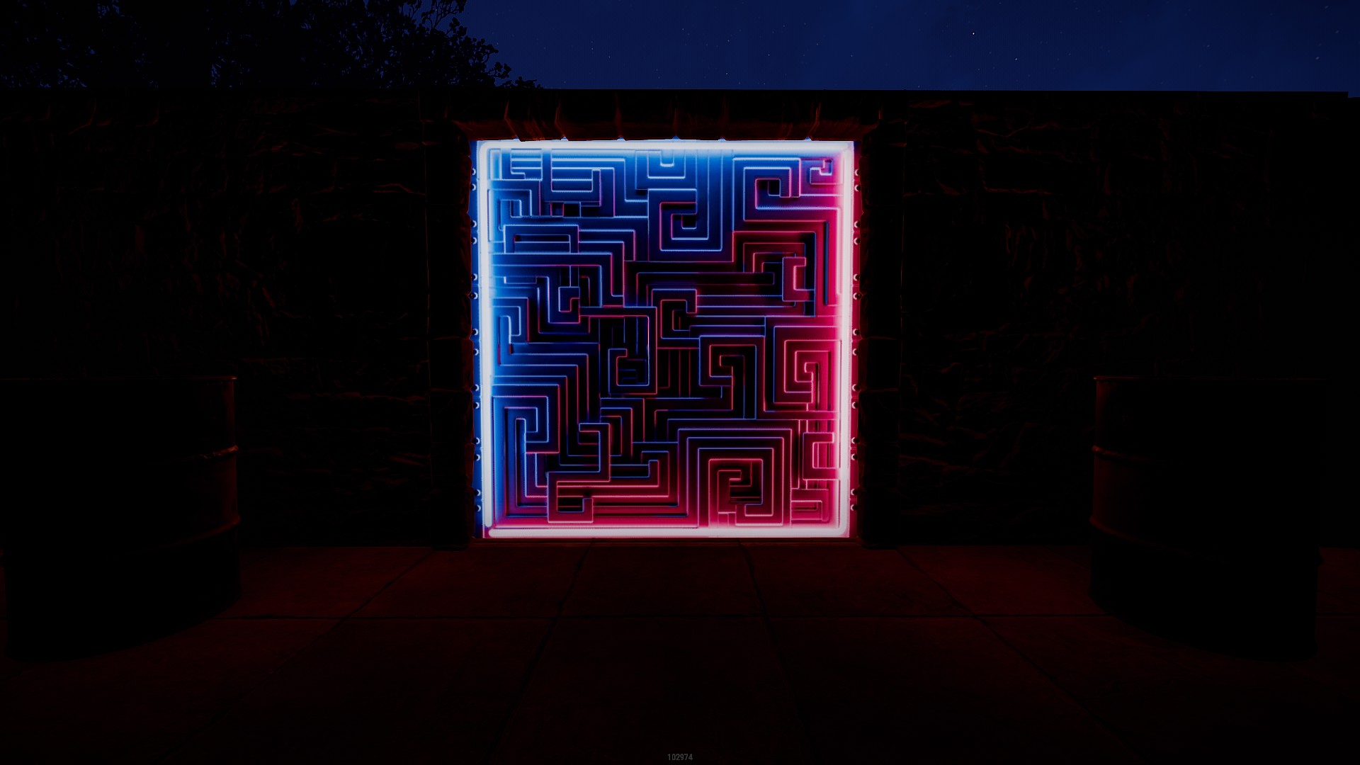 Neon Bismuth Garage Door thumbnail 7