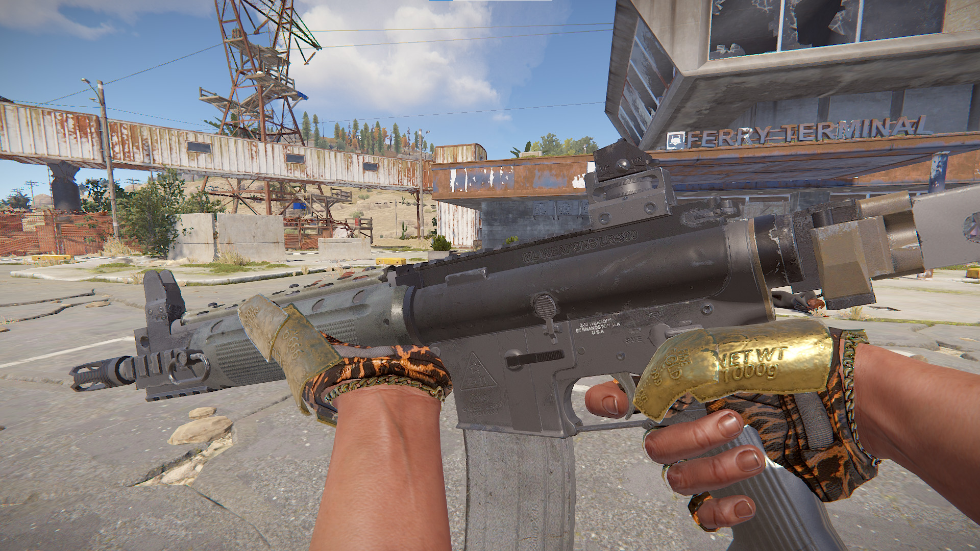 Gold Chains Roadsign Gloves thumbnail 6