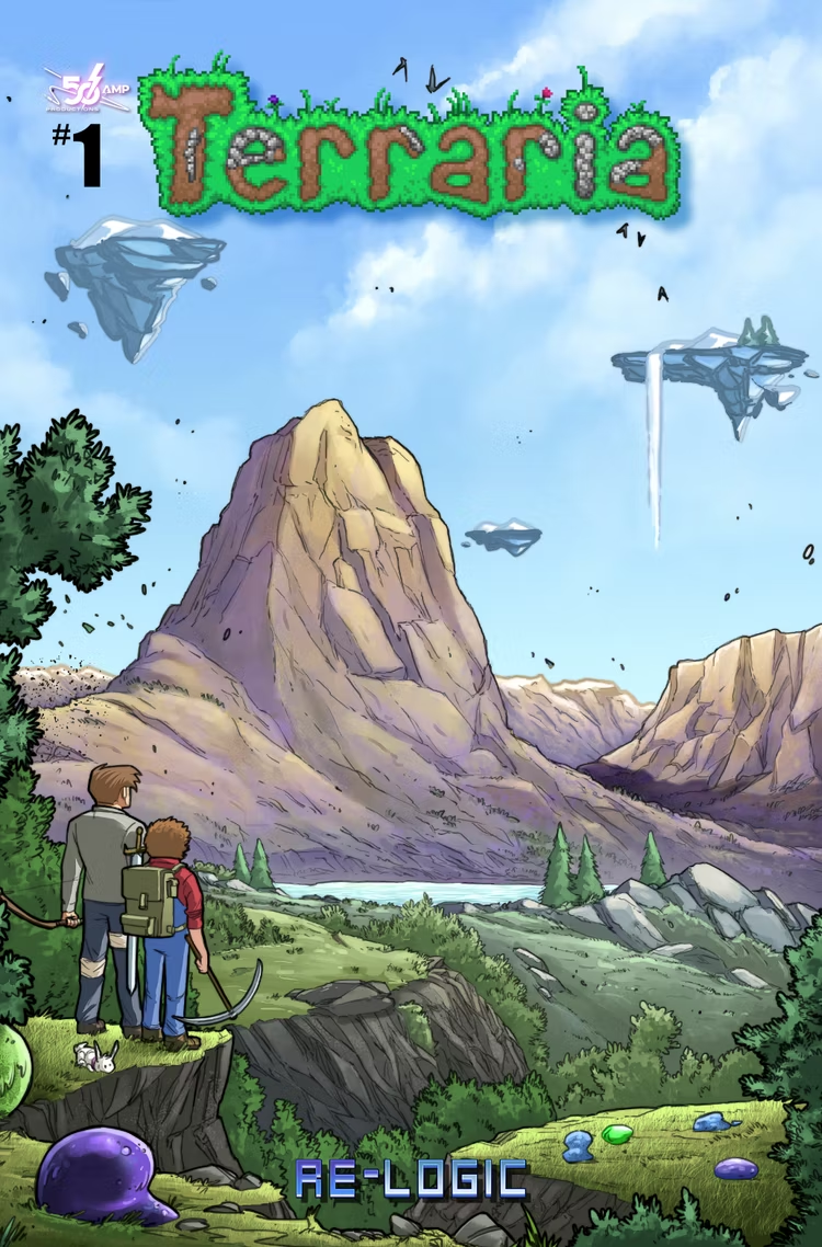Terraria graphic novel. Terraria комиксы. Террария графика. Terraria graphic novel. Terraria graphic novel.