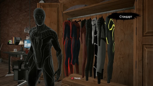 Как получить костюм в игре. The amazing Spider-man 2 костюмы. Костюмы из игра amazing Spider man 2. The amazing Spider-man 2 DLC костюмы. Spider-man ps1 костюм ps4.