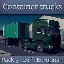 Steam Workshop Small  European container  trucks  Pack 5