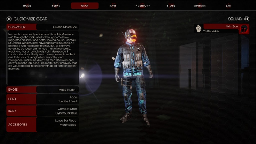 Steam Community Screenshot Masterson Cyberpunk Blue