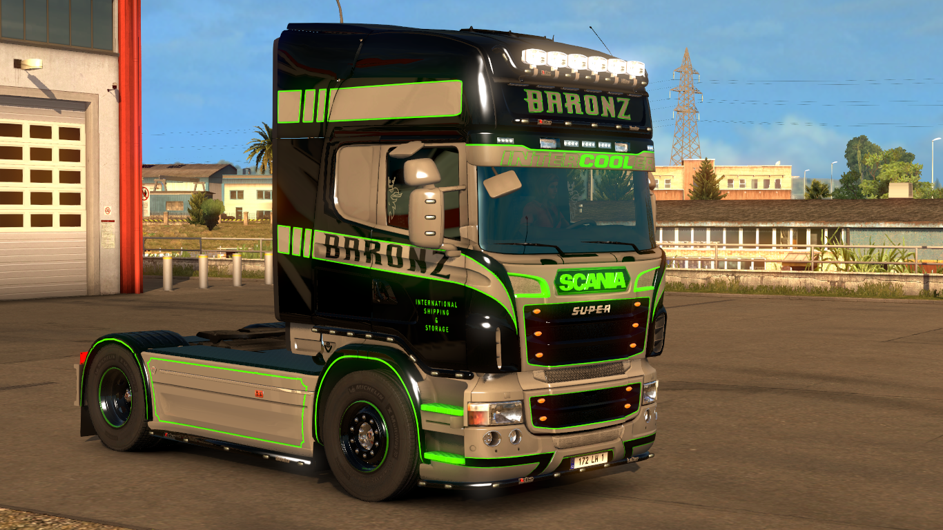 Baronz International Shipping And Storage Scania S And Rjlr Paintable