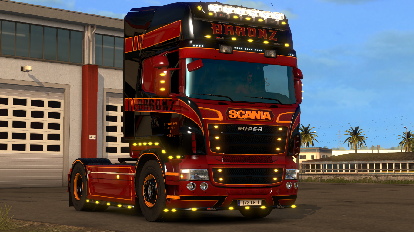 Baronz International shipping & Storage. Scania S and (rjl)R (paintable)