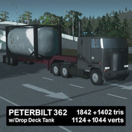 Steam Workshop Peterbilt 362 W Drop Deck Tank