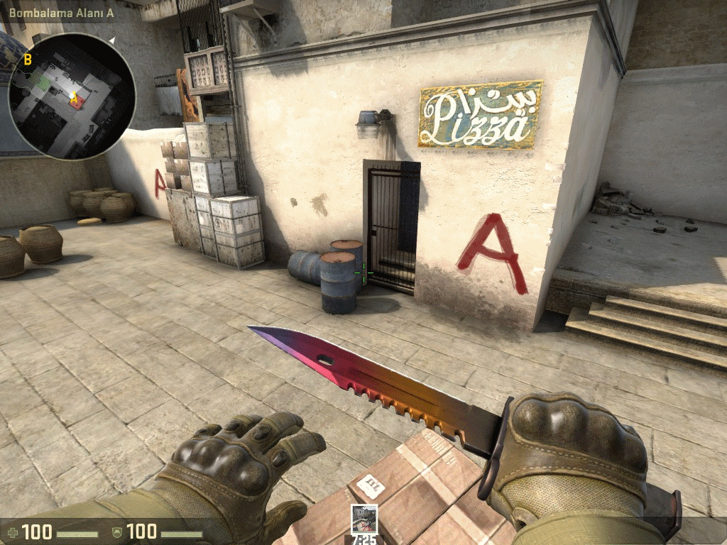Cộng đồng Steam :: :: M9 Bayonet Fade (Factory New) %92 Fade