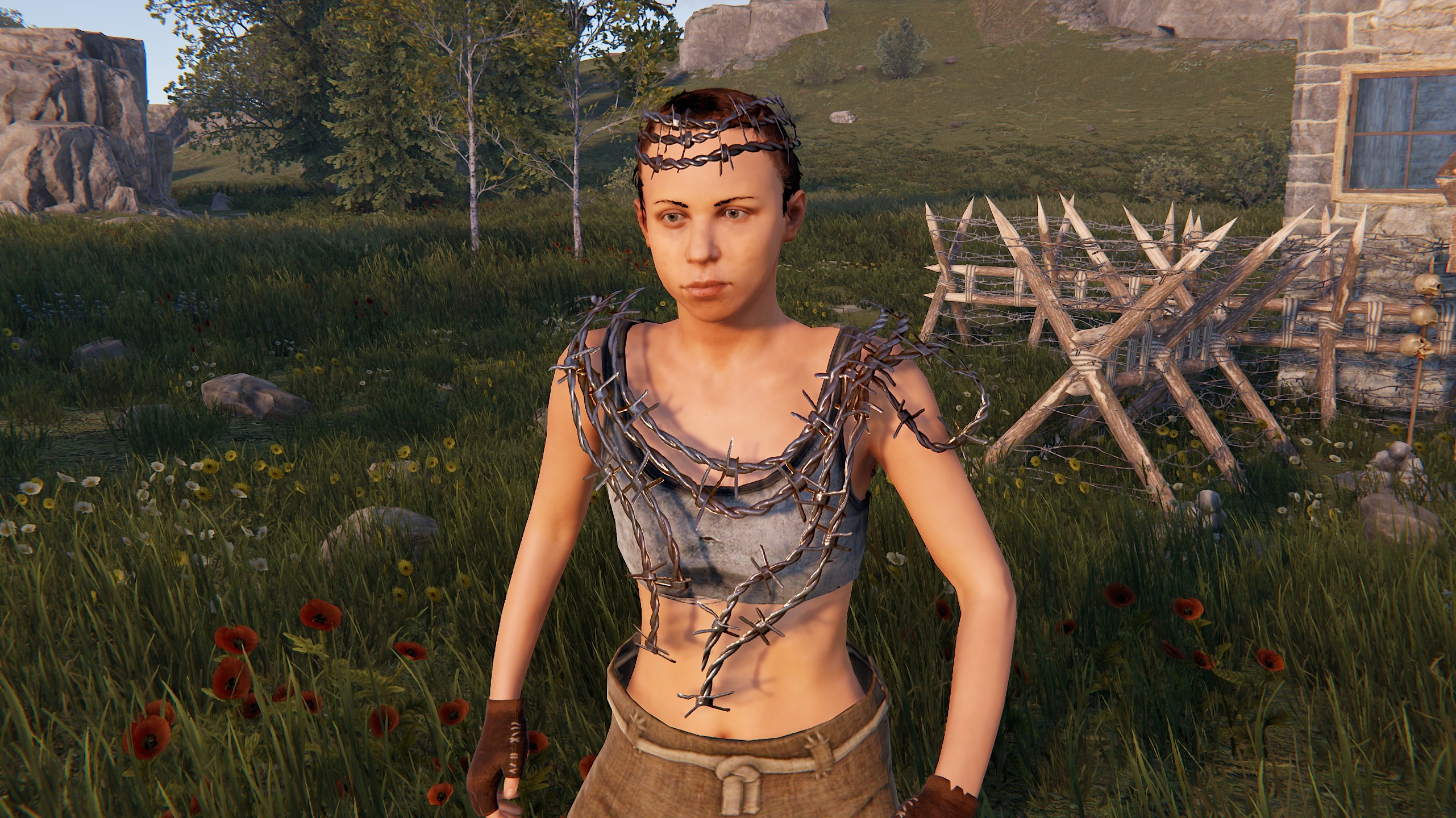 Barbed Wire Poncho thumbnail 6