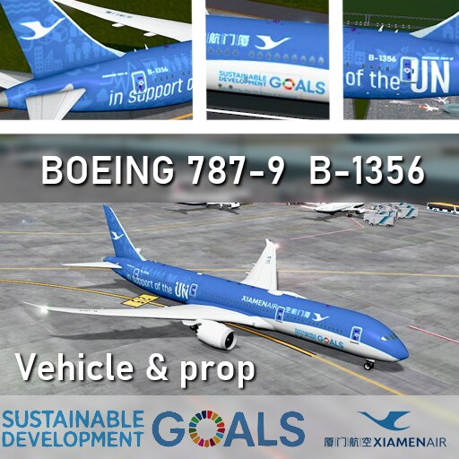 Steam Workshop::Xiamen Air B787-9 B-1356 UN