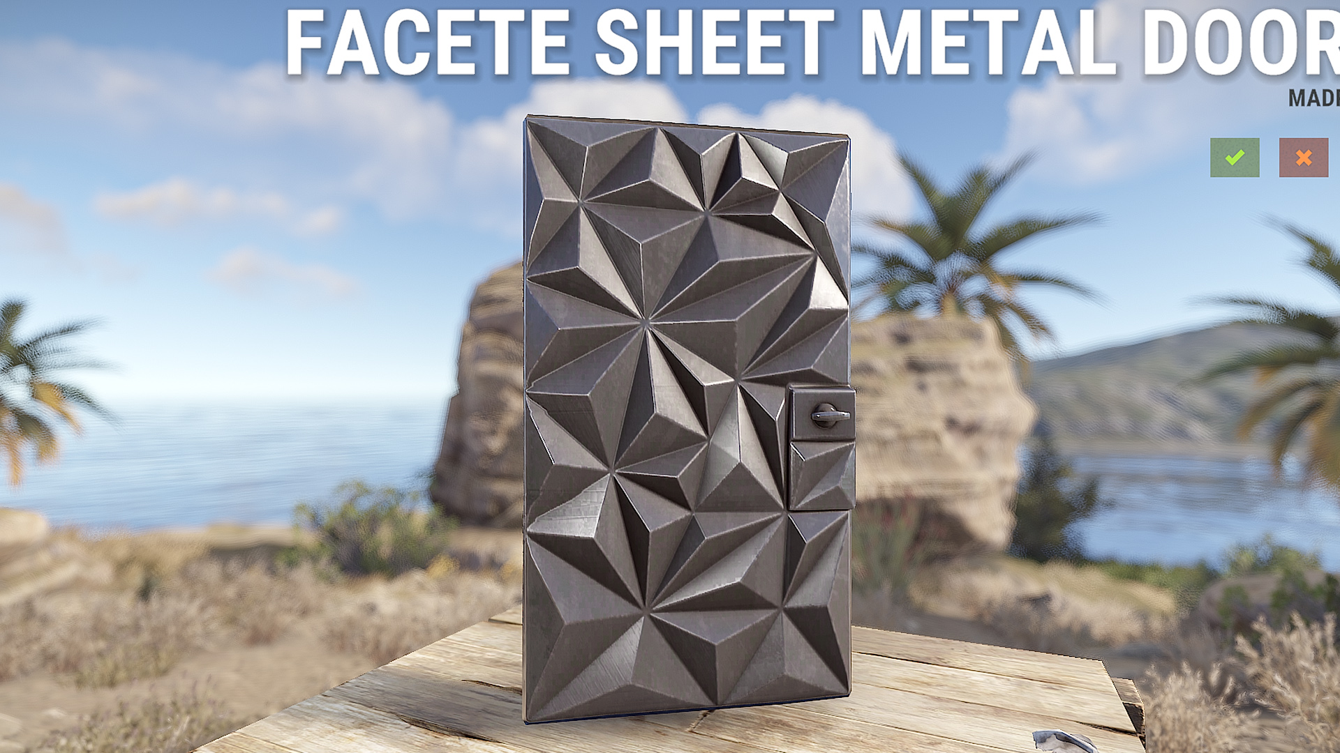 Facet Sheet Metal Door thumbnail 2