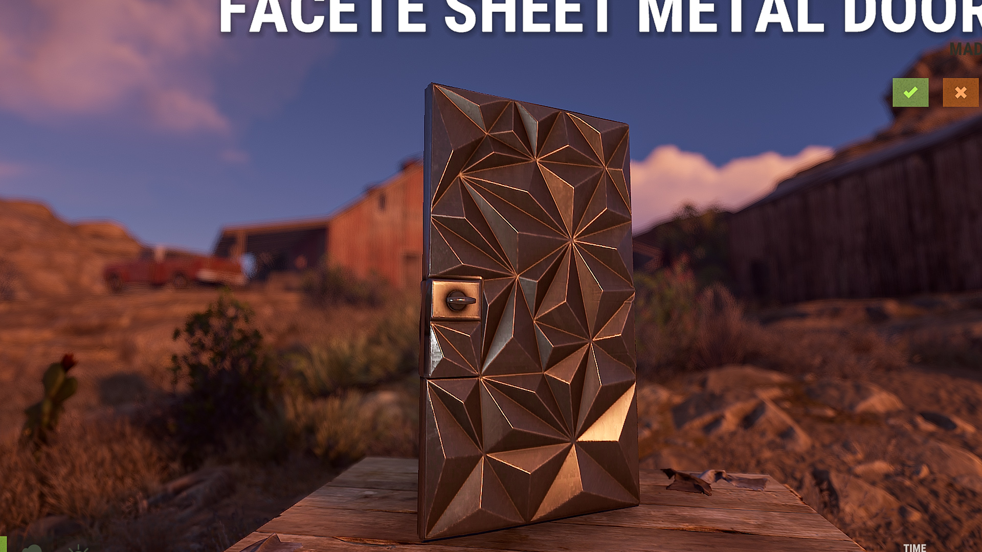 Facet Sheet Metal Door thumbnail 5