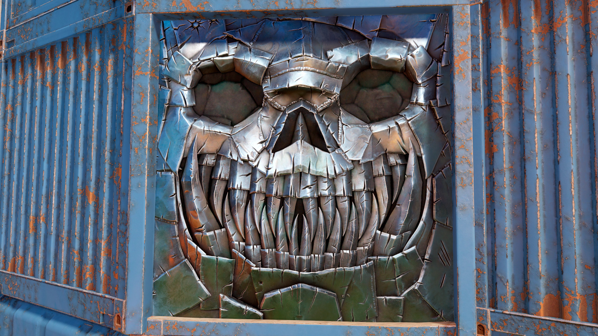 Twisted Metal Garage Door thumbnail 5