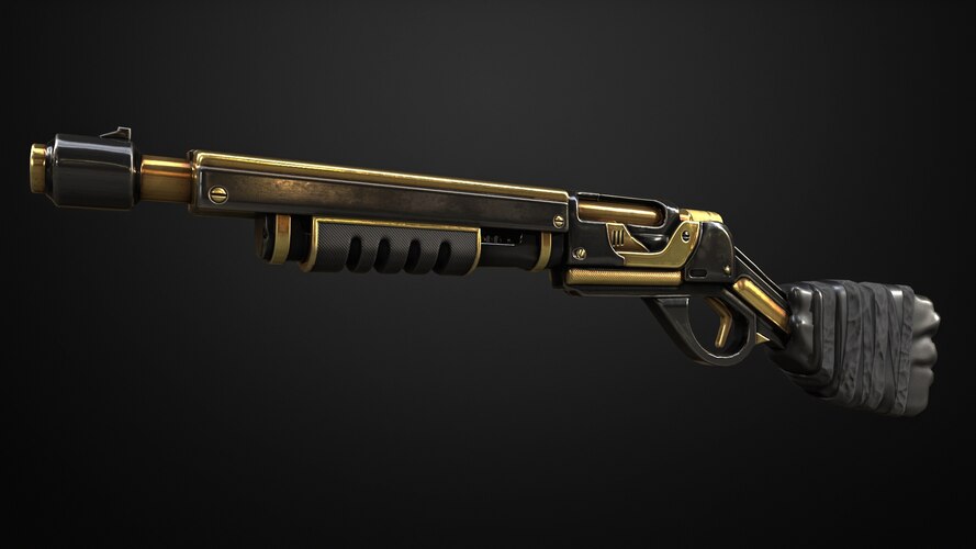 Black Gold Pump Shotgun - image 1