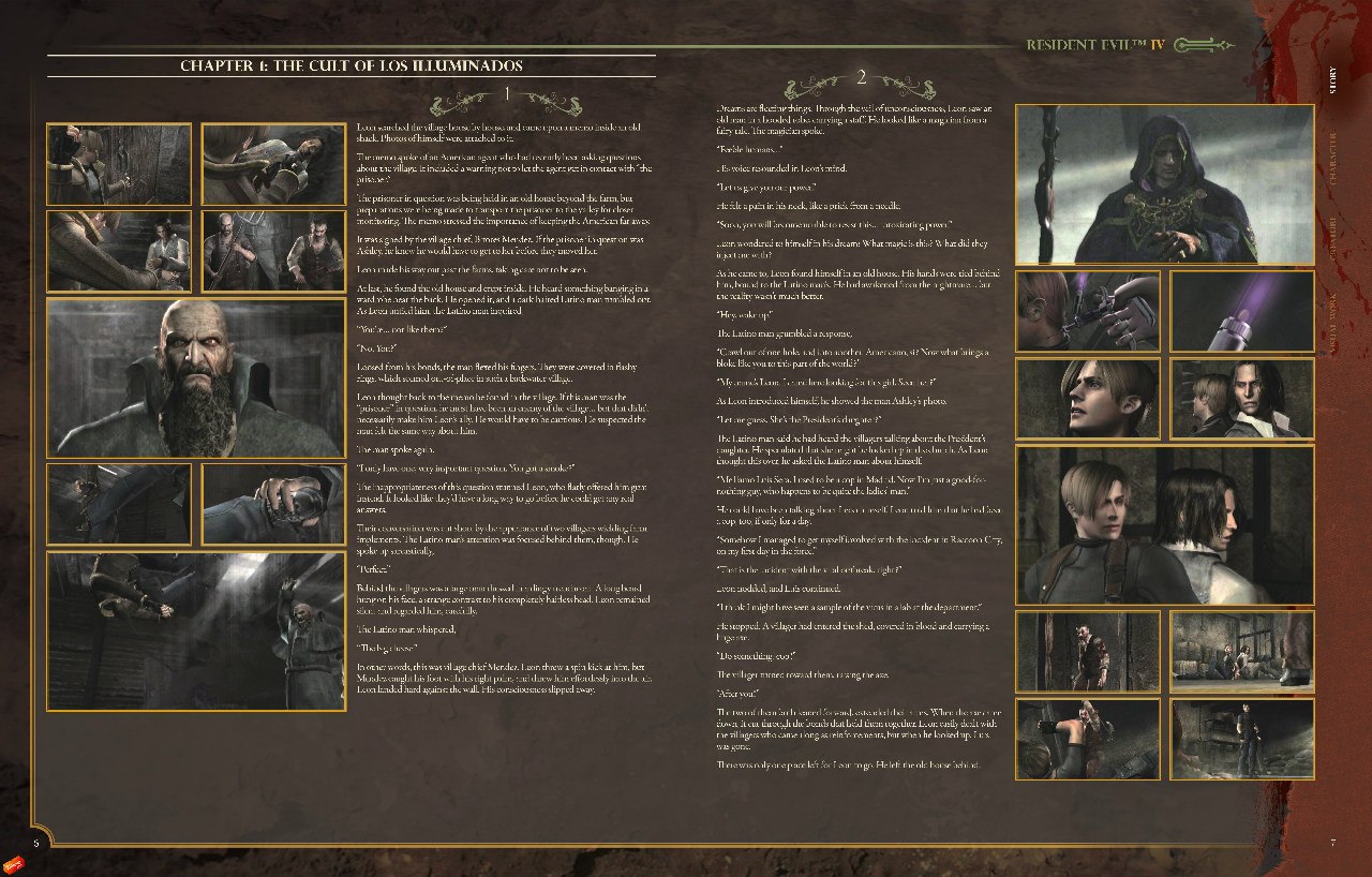 resident evil 4 original chapters list