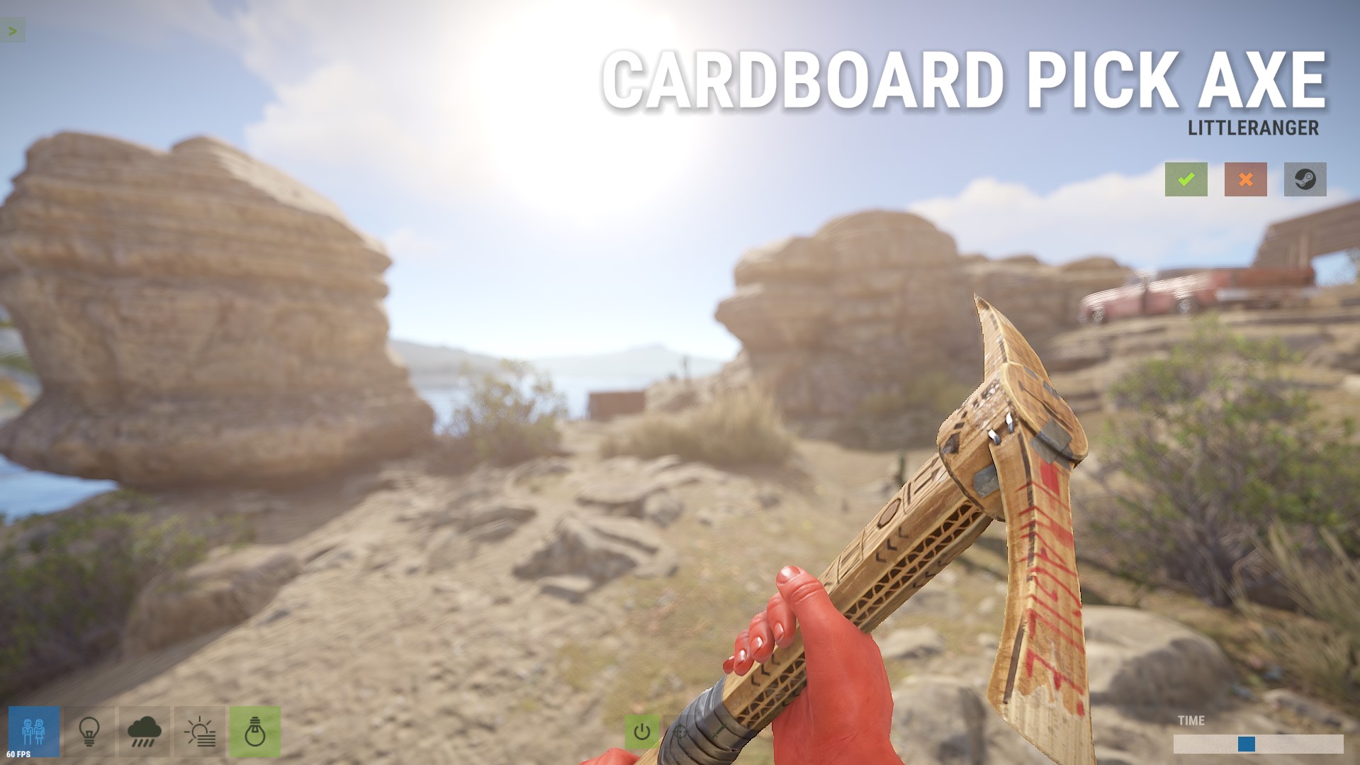 Cardboard Pickaxe thumbnail 2