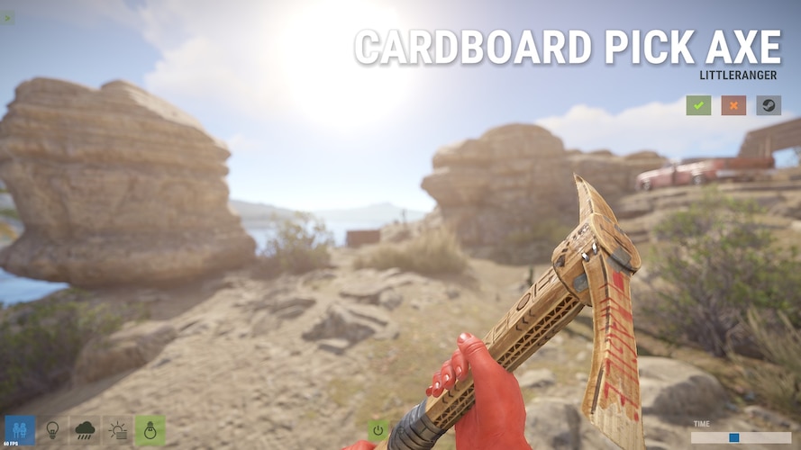 Cardboard Pickaxe - image 2