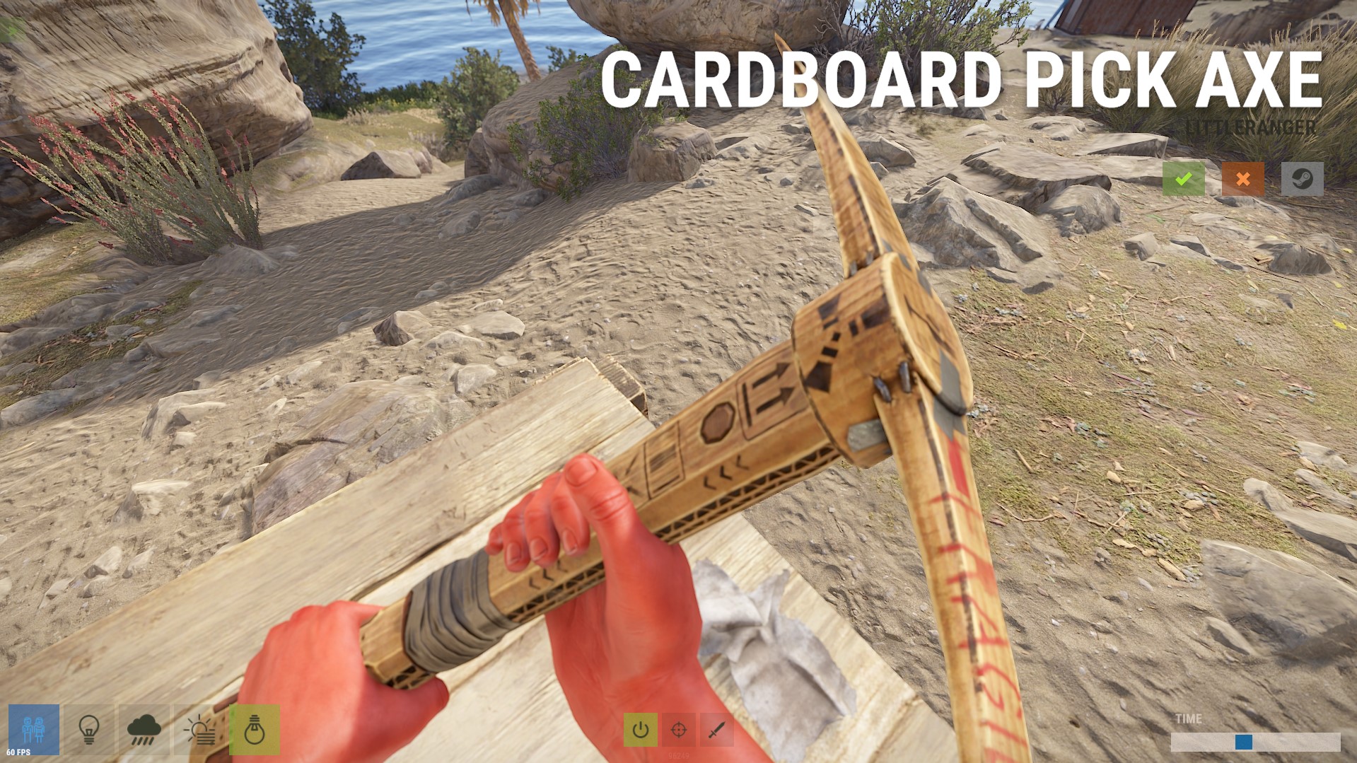 Cardboard Pickaxe thumbnail 3