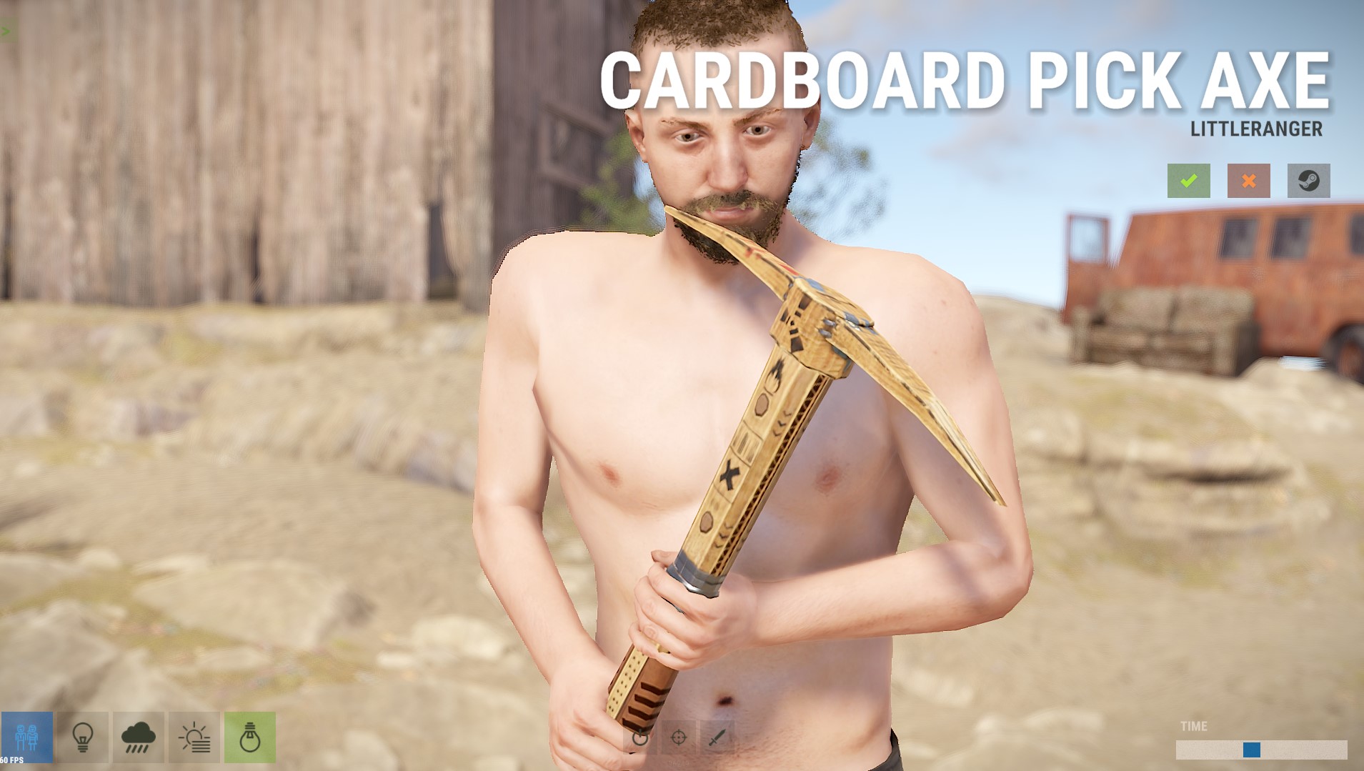 Cardboard Pickaxe thumbnail 5
