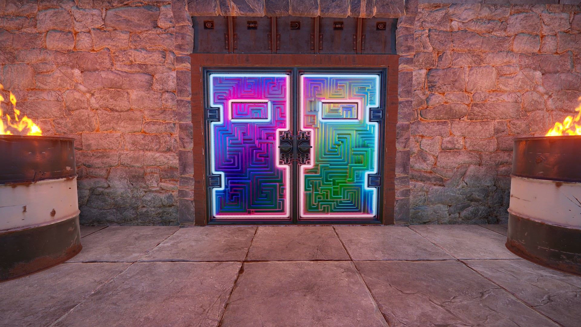 Neon Bismuth Armored Double Door thumbnail 3