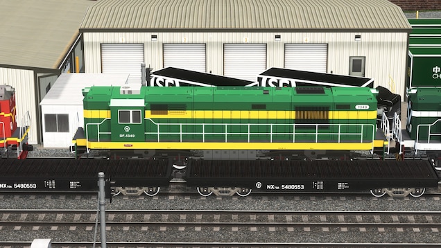 Workshop Steam::DF5-1349货运火车(9car)China Railway DF5 Cargo Train