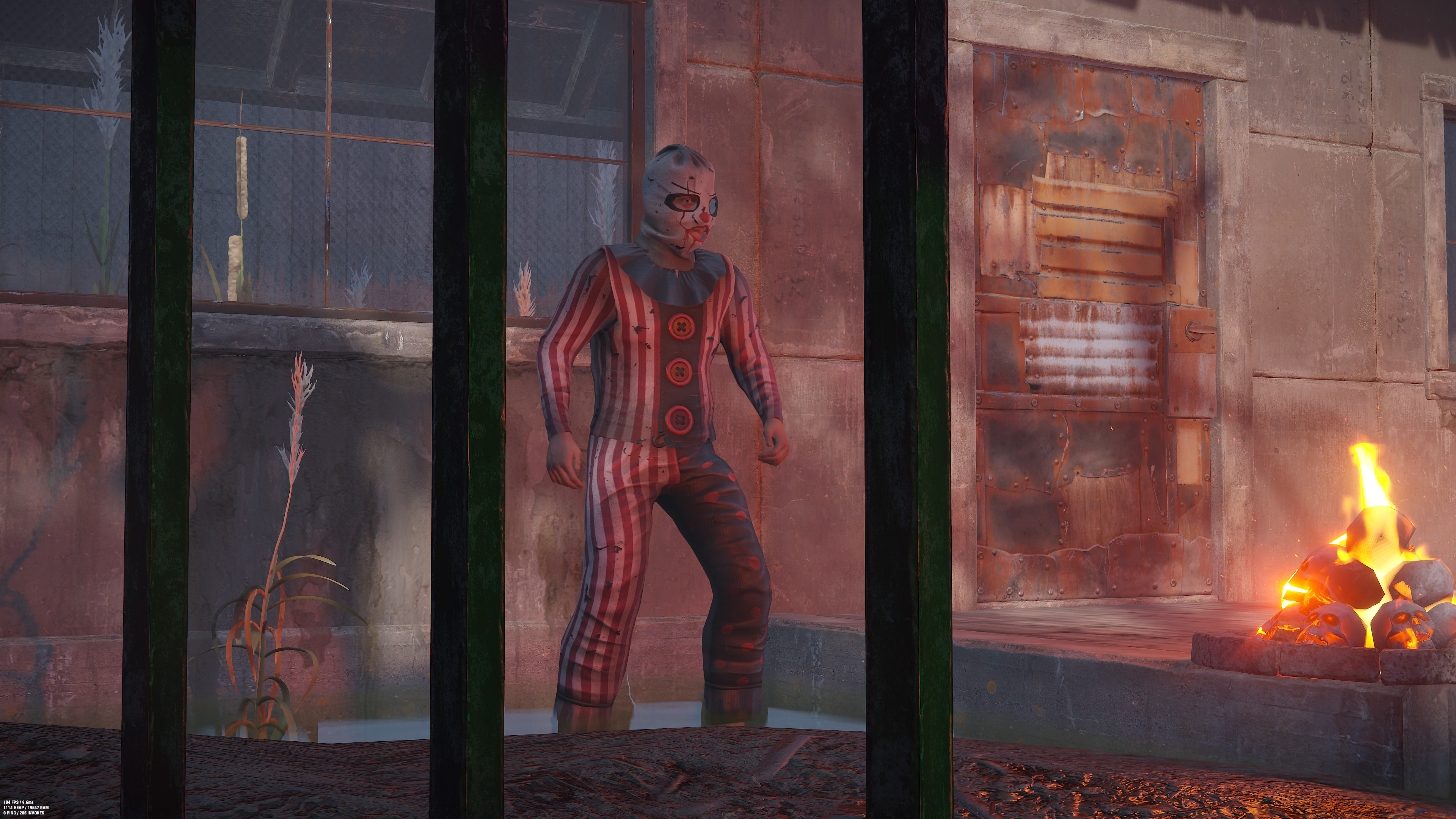 Nightmare Clown Burlap Shirt screenshot 1