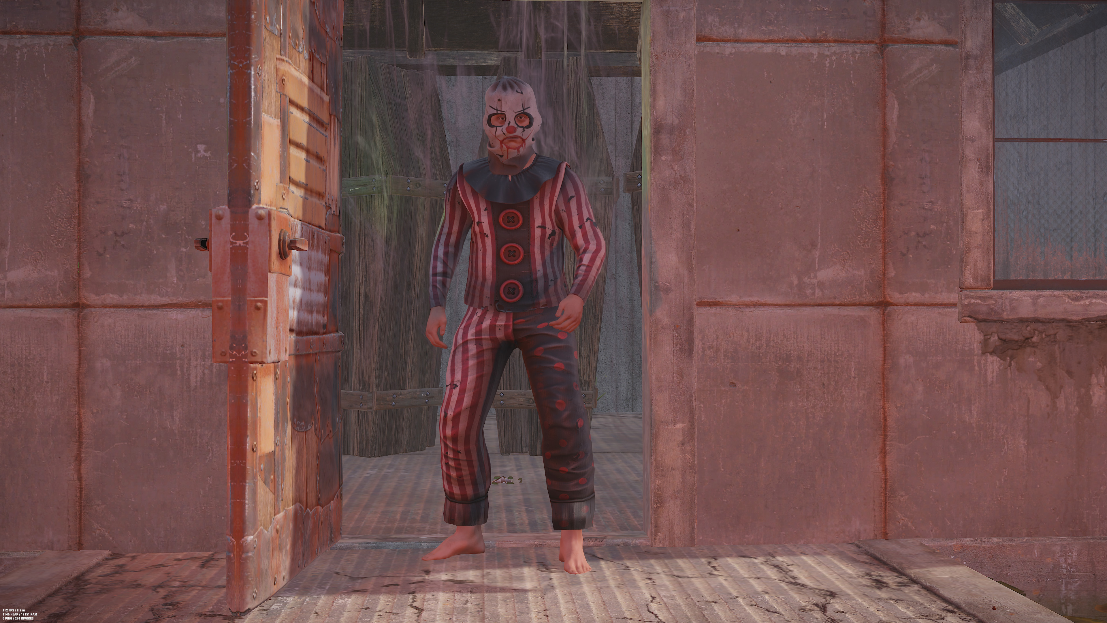 Nightmare Clown Burlap Shirt thumbnail 4