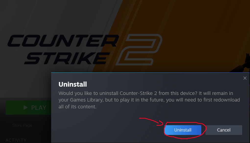 Steam Community :: Guide :: How to uninstall CS 2