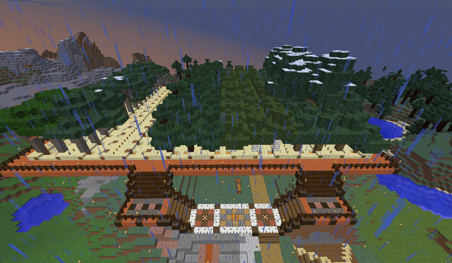 Steam Obshnost Snimka 伐木場蓋好了然後下雪在我樹上 D