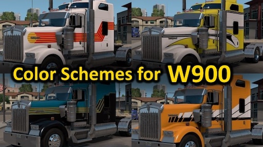 Steam Work Color Schemes For W900 - Kenworth Paint Colors
